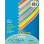 Pacon Array Card Stock, 65 lb Cover Weight, 8.5 x 11, Assorted Bright Colors, 100/Pack (PAC101169) View Product Image