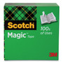 Scotch Magic Tape Refill, 3" Core, 0.75" x 72 yds, Clear View Product Image