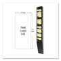 Lathem Time Time Card Rack for 9" Cards, 25 Pockets, ABS Plastic, Black (LTH259EX) View Product Image