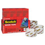 Scotch Book Tape Value Pack, 3" Core, (2) 1.5" x 15 yds, (4) 2" x 15 yds, (2) 3" x 15 yds, Clear, 8/Pack View Product Image