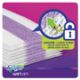 Swiffer WetJet System Refill Cloths, 11.3" x 5.4", White, 24/Box, 4/Carton (PGC08443CT) View Product Image