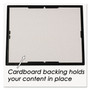 NuDell EZ Mount Document Frame with Trim Accent and Plastic Face, Plastic, 8 x 10, Black/Gold View Product Image