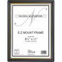 Golite nu-dell EZ Mount Wall Frame - Holds 8" x 10" Insert - Plastic - Black, Black Product Image 