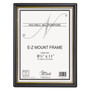 NuDell EZ Mount Document Frame with Trim Accent and Plastic Face, Plastic, 8.5 x 11 Insert, Black/Gold, 18/Carton View Product Image