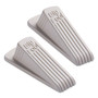 Master Caster Big Foot Doorstop, No Slip Rubber Wedge, 2.25w x 4.75d x 1.25h, Beige, 2/Pack (MAS00975) View Product Image