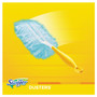 Swiffer Dusters Starter Kit, Dust Lock Fiber, 6" Handle, Blue/Yellow (PGC11804KT) View Product Image