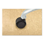 Master Caster Deluxe Duet Soft-Wheel Casters, 0.44" x 0.88" Grip Ring Type B Stems, 2" Polyurethane Wheels, Matte Black, 5/Set View Product Image