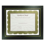 Golite nu-dell Flat Document Frames - Holds 11" x 8.50" Insert - Desktop - Horizontal, Vertical - Easel Back, Hanger - Leatherette - (NUD21202) Product Image 
