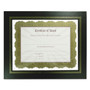NuDell Leatherette Document Frame, 8.5 x 11, Black, Pack of Two (NUD21202) View Product Image