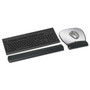 3M Antimicrobial Gel Large Mouse Pad with Wrist Rest, 9.25 x 8.75, Black View Product Image