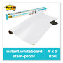 Post-it Dry Erase Surface with Adhesive Backing, 48 x 36, White Surface (MMMDEF4X3) View Product Image