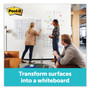 Post-it Dry Erase Surface, Laminate Film, 96" x 7 mil x 48", White View Product Image