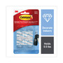 Command Clear Hooks and Strips, Mini, Plastic, 0.5 lb Capacity, 6 Hooks and 8 Strips/Pack (MMM17006CLRES) View Product Image