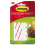 Command Poster Strips, Removable, Holds up to 1 lb per Pair, 0.63 x 1.75, White, 12/Pack (MMM17024ES) View Product Image