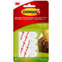 Command Small Poster Strips - 1.75" Length x 0.63" Width x 31.3 mil Thickness - White - Foam Product Image 