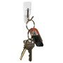 Command General Purpose Wire Hooks, Small, Metal, White, 0.5 lb Capacity, 3 Hooks and 4 Strips/Pack View Product Image