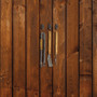 Command All Weather Hooks and Strips, Medium, Plastic, Slate, 3 lb Capacity, 2 Hooks and 4 Strips/Pack View Product Image