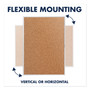 Quartet Classic Series Cork Bulletin Board, 60" x 36", Tan Surface, Anodized Aluminum Frame View Product Image