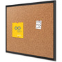 Quartet Cork Bulletin Board, 8'x4', Aluminum Frame/Black (QRT2308B) View Product Image