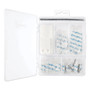Command Clear Hooks and Strips, Assorted Sizes, Plastic, 0.05 lb; 2 lb; 4-16 lb Capacities, 16 Picture Strips/15 Hooks/22 Strips/Pack View Product Image