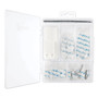 Command Clear Hooks and Strips, Assorted Sizes, Plastic, 0.05 lb; 2 lb; 4-16 lb Capacities, 16 Picture Strips/15 Hooks/22 Strips/Pack (MMM17232ES) View Product Image