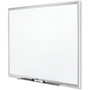 Quartet Classic Series Porcelain Magnetic Dry Erase Board, 72" x 48", White Surface, Satin Aluminum Frame View Product Image