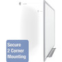 Quartet Classic Series Porcelain Magnetic Dry Erase Board, 72" x 48", White Surface, Satin Aluminum Frame View Product Image