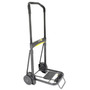 Kantek Ultra-Lite Folding Cart, 250 lb Capacity, 11 x 13.25 Platform, Black (KTKLGLC200) View Product Image