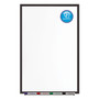 Quartet Classic Series Porcelain Magnetic Dry Erase Board, 96 x 48, White Surface, Black Aluminum Frame (QRT2548B) View Product Image