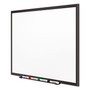 Quartet Classic Series Porcelain Magnetic Dry Erase Board, 96 x 48, White Surface, Black Aluminum Frame (QRT2548B) View Product Image