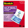 Scotch Self-Sealing Laminating Pouches, 9.5 mil, 9" x 11.5", Gloss Clear, 25/Pack (MMMLS85425G) View Product Image