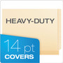 Pendaflex Manila Laminated Spine Shelf File Folders, Straight Tabs, Letter Size, Manila, 50/Box View Product Image