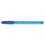 Paper Mate InkJoy 100 Ballpoint Pen, Stick, Medium 1 mm, Blue Ink, Translucent Blue Barrel, Dozen (PAP1951256) View Product Image
