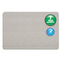 Quartet Oval Office Fabric Board, 48" x 36", Gray Surface View Product Image