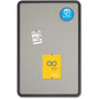 Quartet Contour Fabric Bulletin Board, 36" x 24", Gray Surface, Black Plastic Frame View Product Image