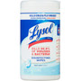 LYSOL Brand Disinfecting Wipes, 1-Ply, 7 x 7.25, Crisp Linen, White, 80 Wipes/Canister, 6 Canisters/Carton (RAC89346CT) View Product Image
