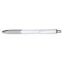 Paper Mate InkJoy 700 RT Ballpoint Pen, Retractable, Medium 1 mm, Black Ink, White/Gray Barrel, Dozen View Product Image