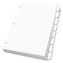 Oxford Custom Label Tab Dividers with Self-Adhesive Tab Labels, 8-Tab, 11 x 8.5, White, 25 Sets (OXF11316) View Product Image