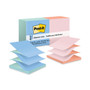 Post-it Dispenser Notes Original Pop-up Refill, Beachside Cafe Collection Alternating-Color Value Pack, 3" x 3", 100 Sheets/Pad, 12 Pads/Pack (MMMR330UALT) View Product Image