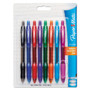 Paper Mate Profile Ballpoint Pen, Retractable, Bold 1.4 mm, Assorted Ink and Barrel Colors, 8/Pack (PAP1960662) View Product Image