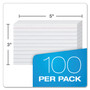 Oxford Ruled Index Cards, 3 x 5, White, 100/Pack OXF31 (OXF31) View Product Image