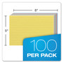 Oxford Ruled Index Cards, 5 x 8, Blue/Violet/Canary/Green/Cherry, 100/Pack (OXF35810) View Product Image