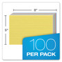 Oxford Ruled Index Cards, 5 x 8, Blue/Violet/Canary/Green/Cherry, 100/Pack (OXF35810) View Product Image