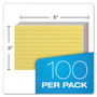 Oxford Ruled Index Cards, 3 x 5, Blue/Violet/Canary/Green/Cherry, 100/Pack (OXF40280) View Product Image