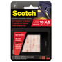 Scotch Extreme Fasteners, 1" x 1", White, 6/Pack View Product Image