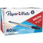 Paper Mate InkJoy Ballpoint Pen - 1 mm Medium, Ultra Smooth Pen Point - Black Ink - Oil Based - Clear Plastic Barrel Product Image 