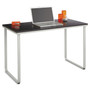 Safco Steel Desk, 47.25" x 24" x 28.75", Black/Silver (SAF1943BLSL) View Product Image