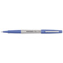 Paper Mate Flair Felt Tip Porous Point Pen, Stick, Extra-Fine 0.4 mm, Assorted Ink Colors, Gray Barrel, 16/Pack View Product Image