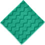 Rubbermaid Commercial Reusable Cleaning Cloths, Microfiber, 16 x 16, Green, 12/Carton (RCPQ620) View Product Image