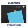 Quartet Infinity Magnetic Glass Marker Board, 36" x 24", Black Surface View Product Image